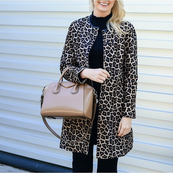 Massimo Dutti Calf Hair Animal Print Calf and Leather Coat - Picture 1 of 10